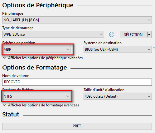 Création De Clé Bootable Smart Disk Checker